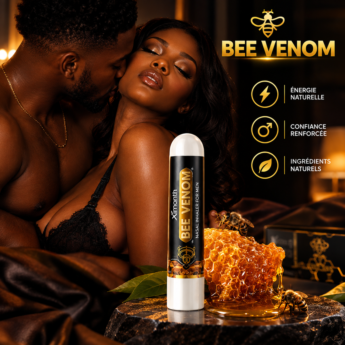 Inhaleur Prostate au Venin d'Abeille | Retrouvez une érection en 3 minutes!